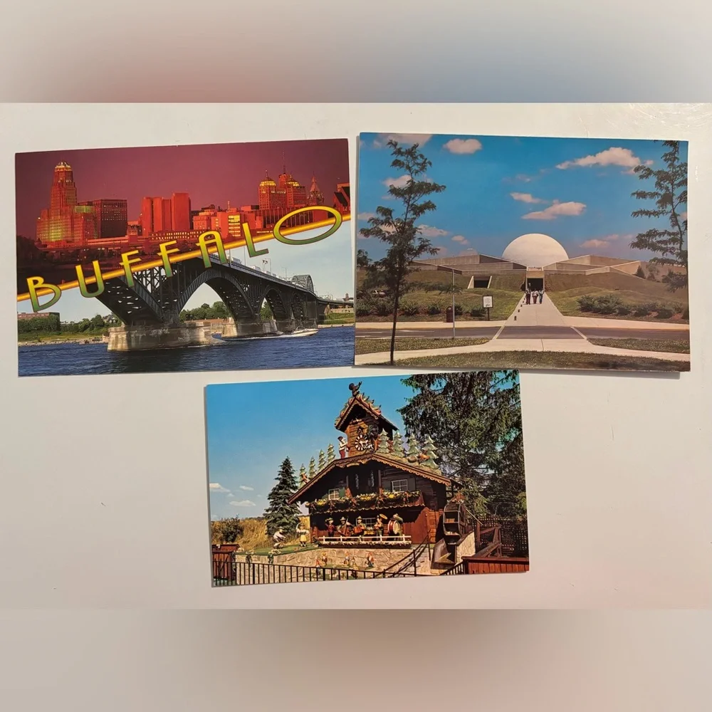 2 for $30 Vintage Ohio & Buffalo Landmark Postcard Set unused - Picture 4 of 8